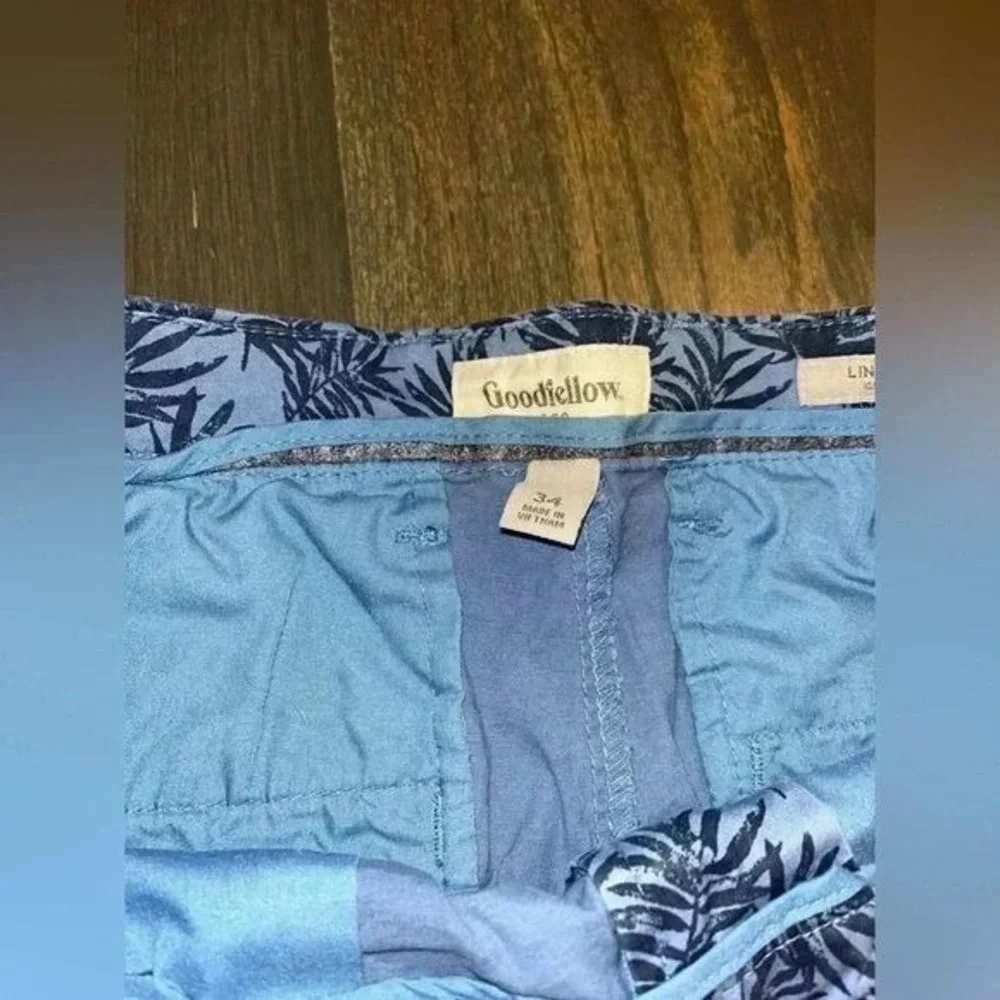 Linden Short Palm Print Tropical Summer Beach Shorts vacation, beach, summer E64